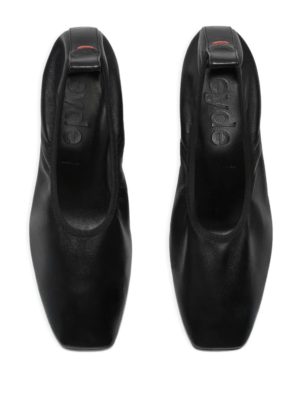 Aeyde 35mm Narissa Ruched Pumps In Black