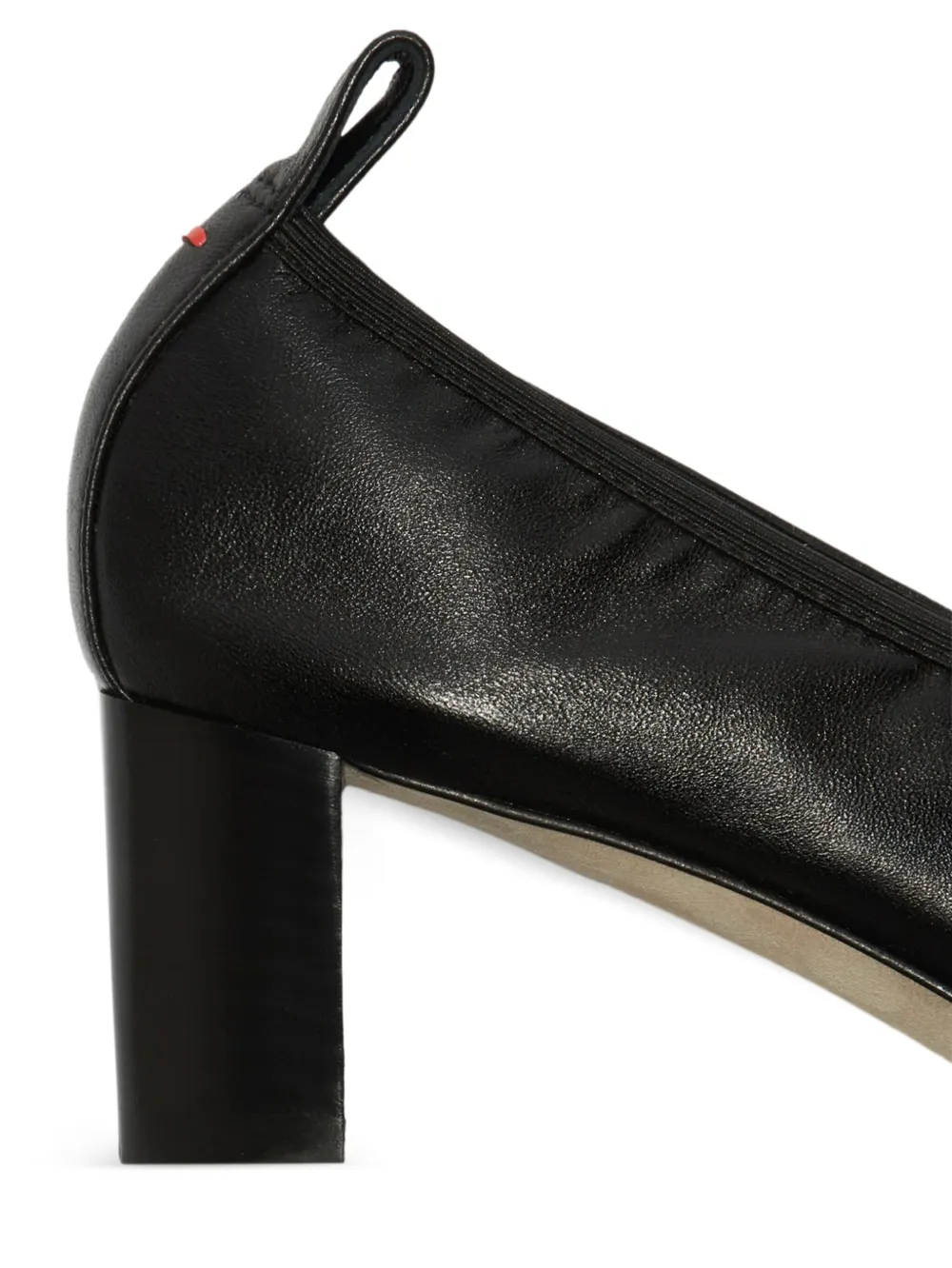 Aeyde 35mm Narissa ruched pumps Black