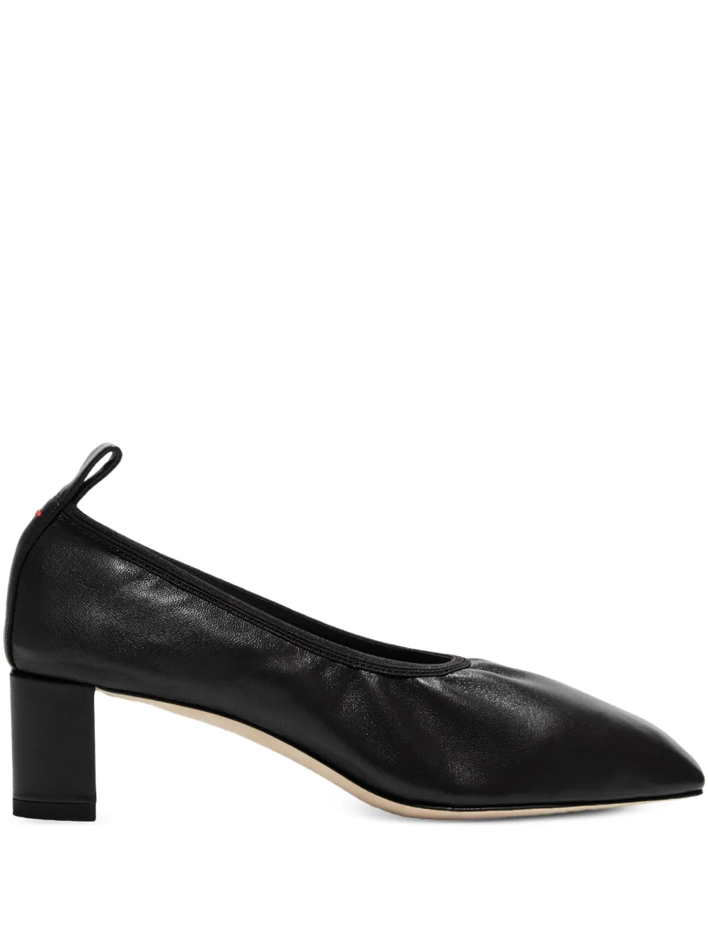 Aeyde 35mm Narissa ruched pumps - ブラック Aeyde 35mm Narissa ruched pumps - ブラック