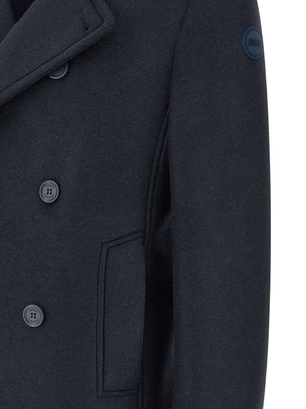 Colmar double-breasted peaked-lapel coat Blauw