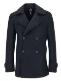 Colmar double-breasted peaked-lapel coat - Blue