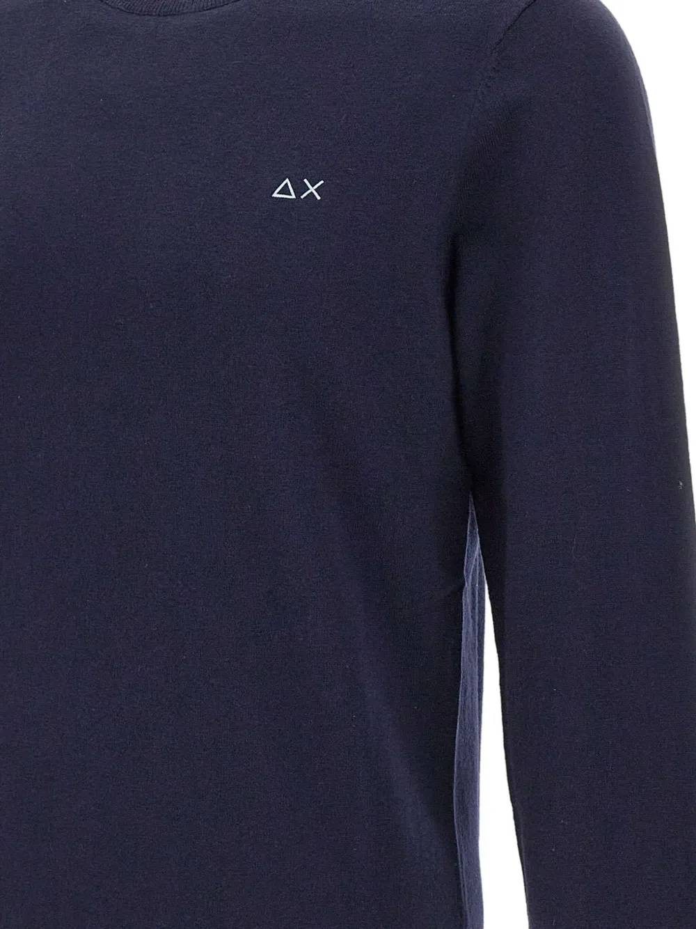 Sun68 ribbed crew-neck sweater Blauw