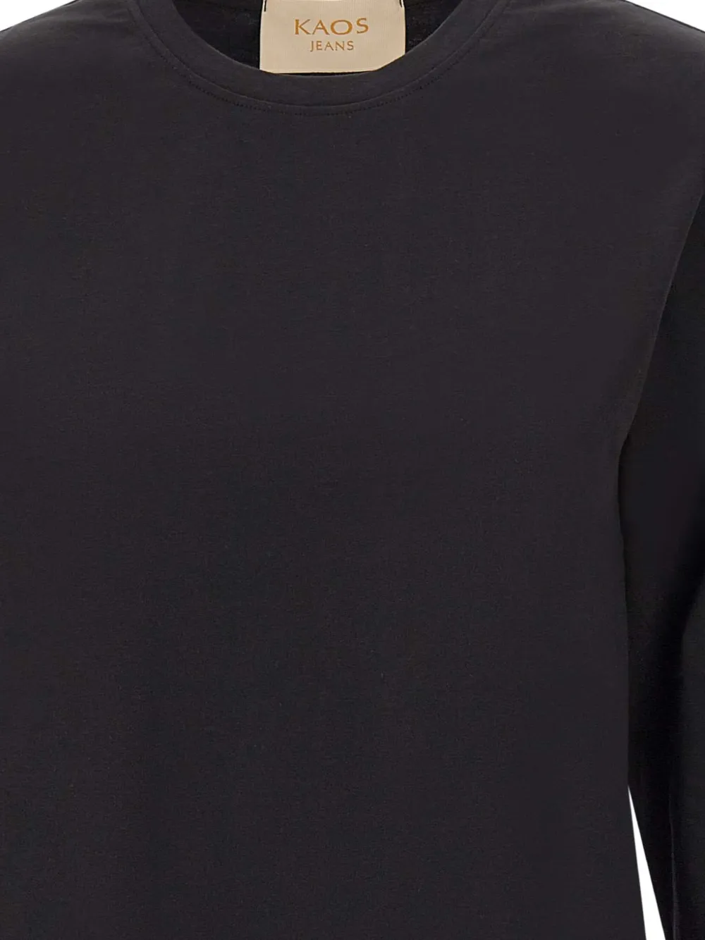 Kaos Crew-neck Long-sleeve Top In Black
