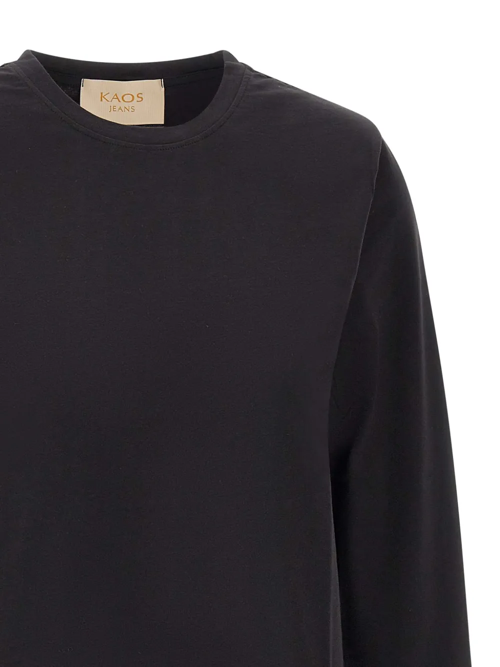 Kaos Crew-neck Long-sleeve Top In Black