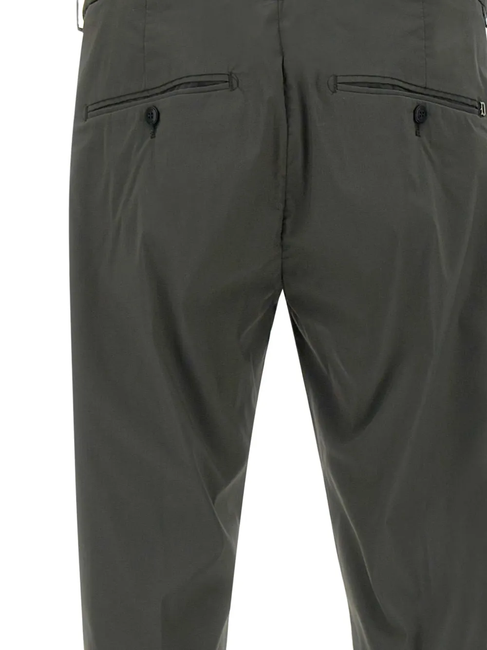 DONDUP Chino met omgeslagen pijpen Groen