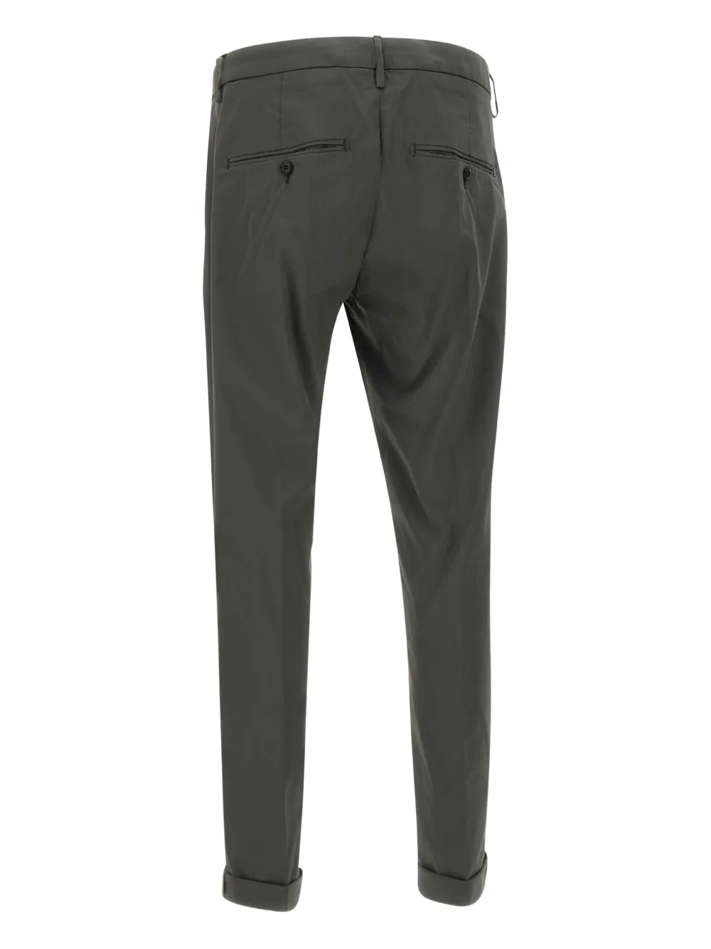 DONDUP Chino met omgeslagen pijpen Groen
