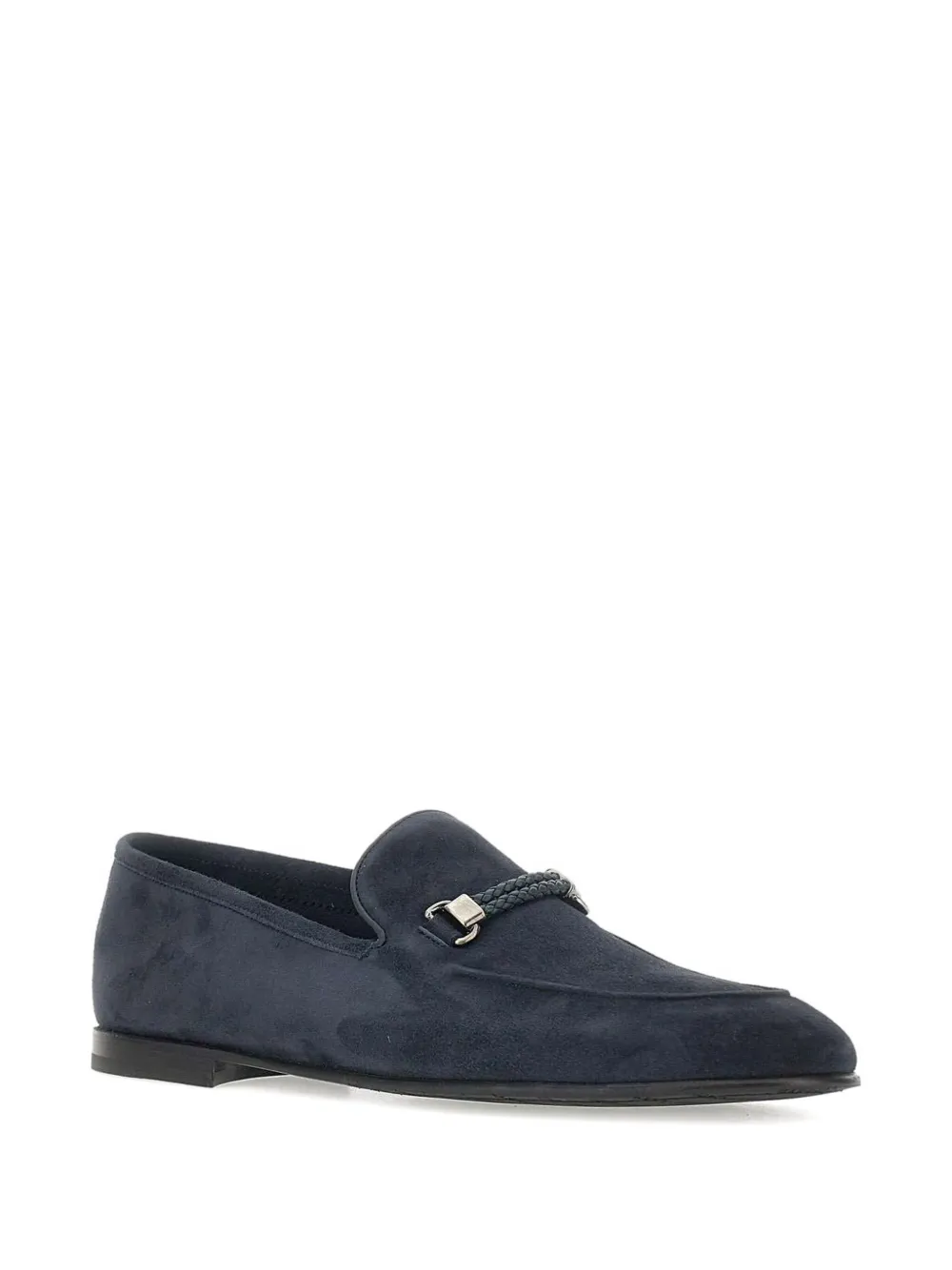 Neil Barrett suede braided loafers - Blauw