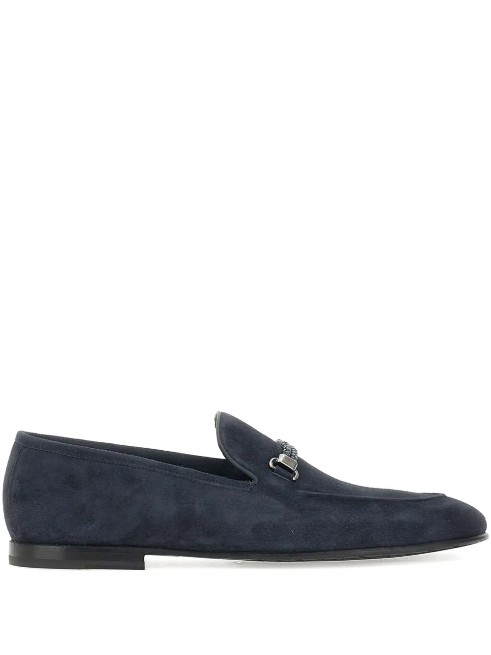 Neil Barrett suede braided loafers Blue