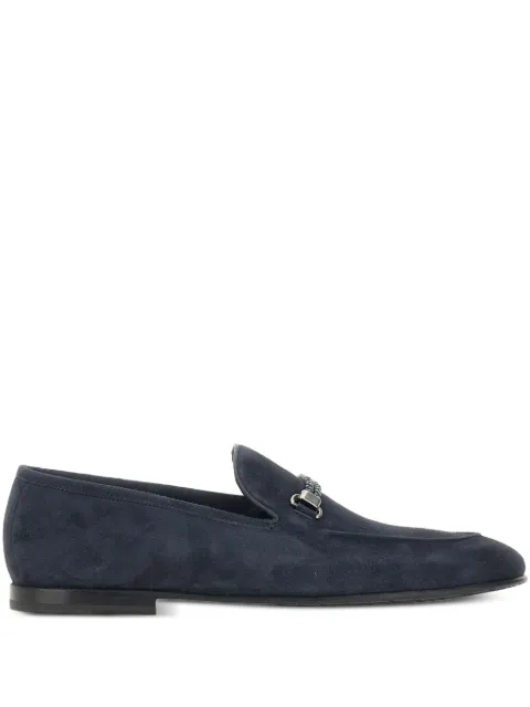 Neil Barrett suede braided loafers