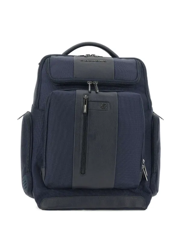 PIQUADRO レザートリム バックパック | ブルー | FARFETCH JP