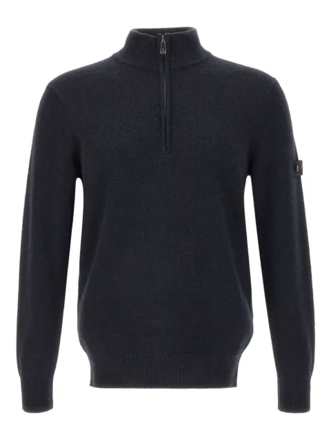 Peuterey half-zip ribbed sweater