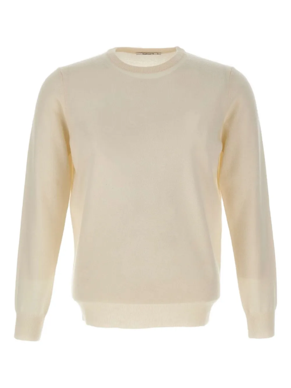 Kangra ribbed-trim cashmere sweater - ニュートラル Kangra ribbed-trim cashmere sweater - ニュートラル