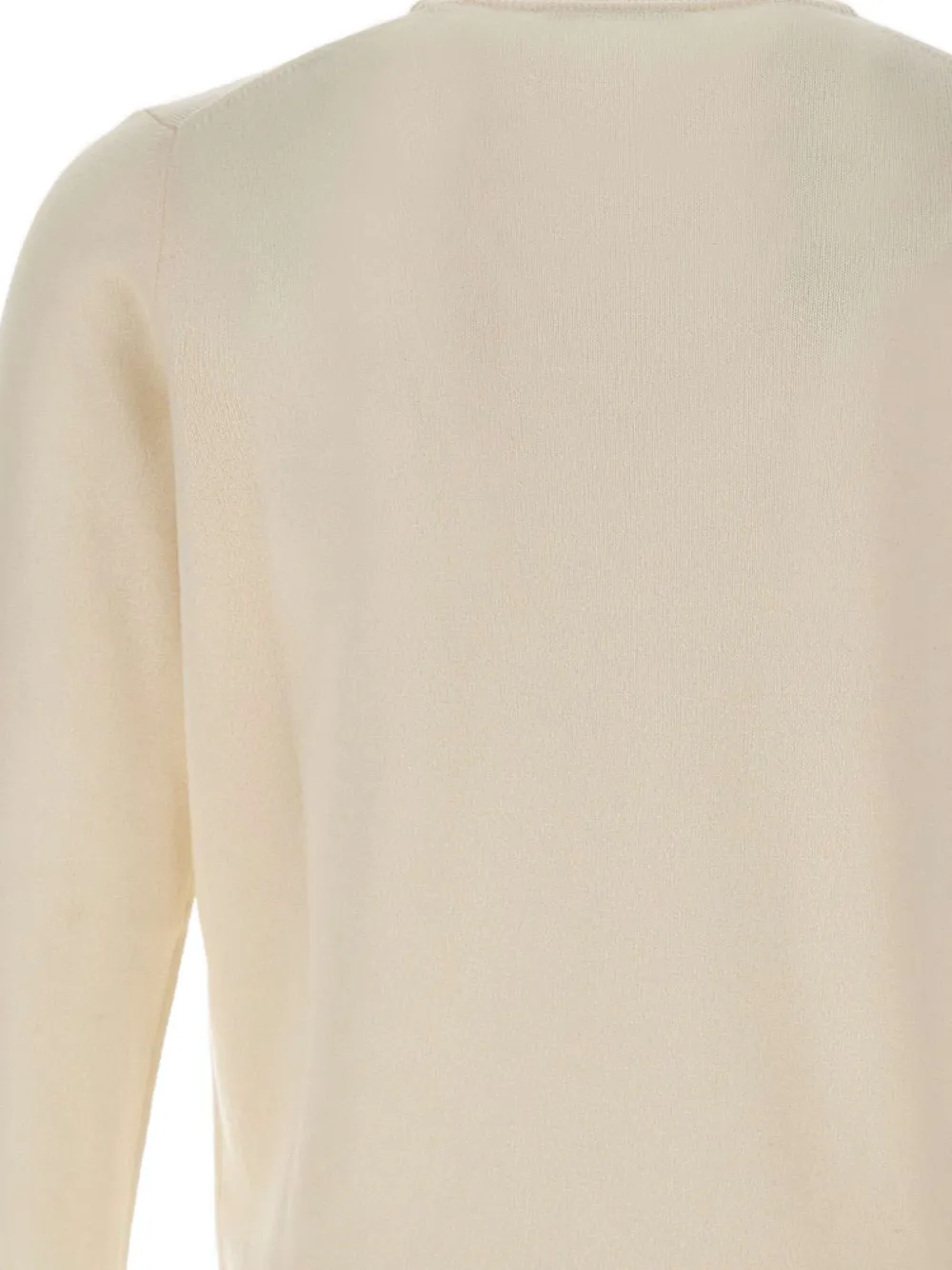 Kangra ribbed-trim cashmere sweater Beige