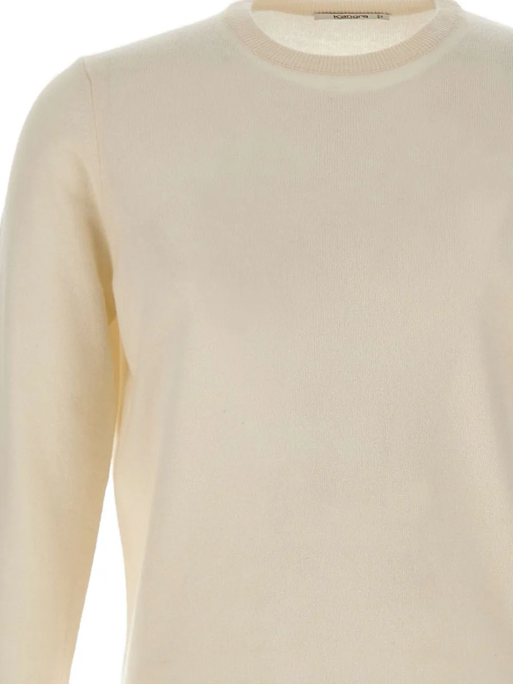 Kangra ribbed-trim cashmere sweater Beige