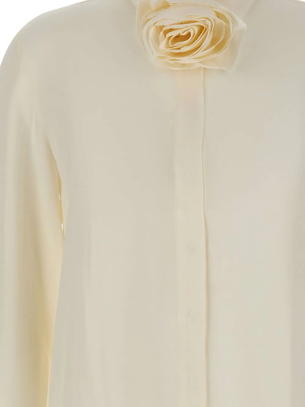 Marella Blouse verfraaid met rozen Beige