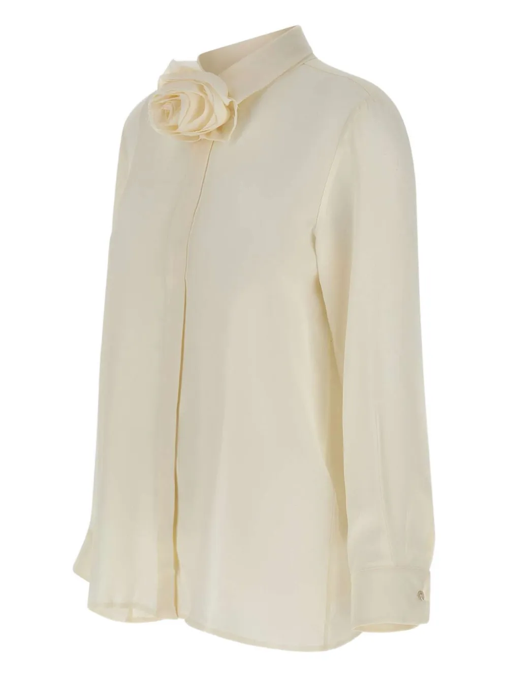 Marella Blouse verfraaid met rozen Beige