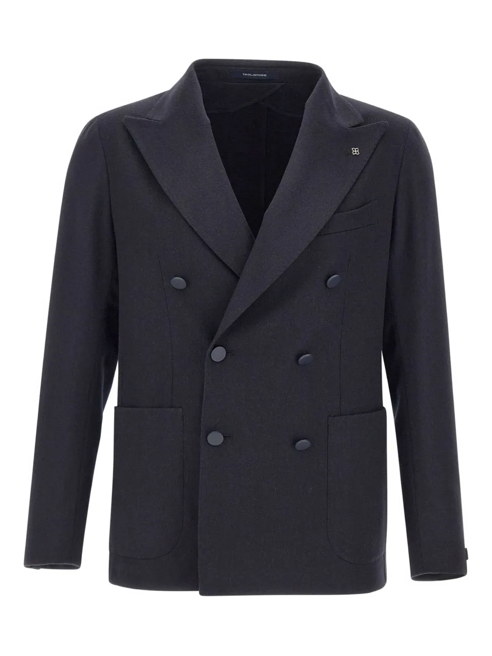 Tagliatore double-breasted patch-pocket jacket | Blue | Image 1