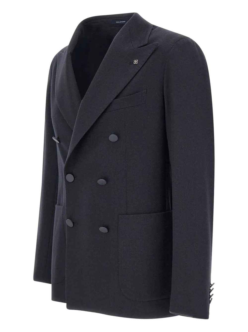 Tagliatore Jack met dubbele rij knopen en zak Blauw