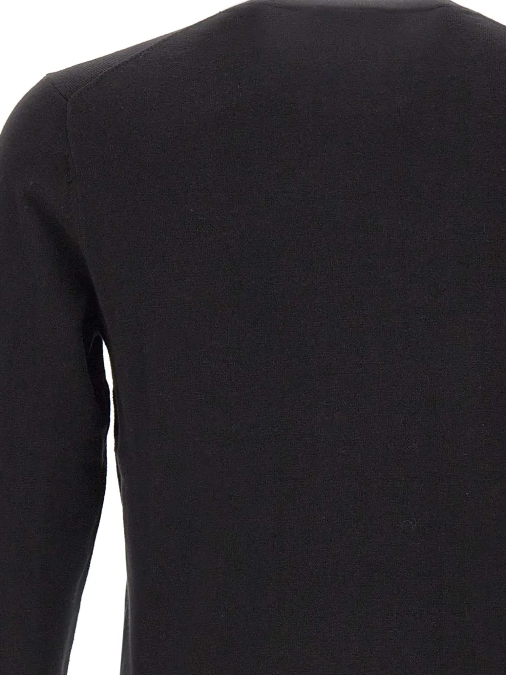Sun 68 Crew-neck Wool Sweater In Black
