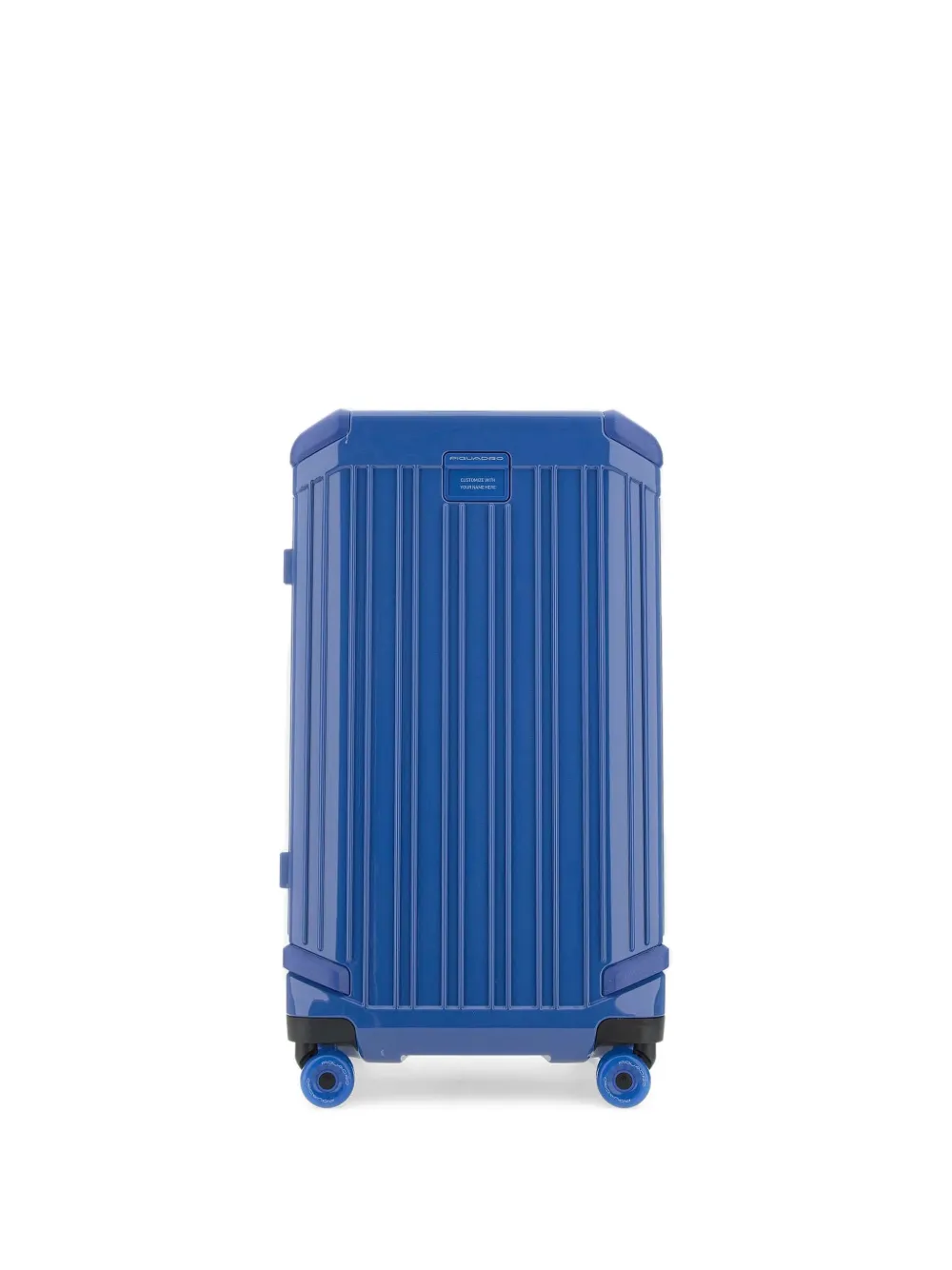 PIQUADRO Hardside striped trunk suitcase - Blu