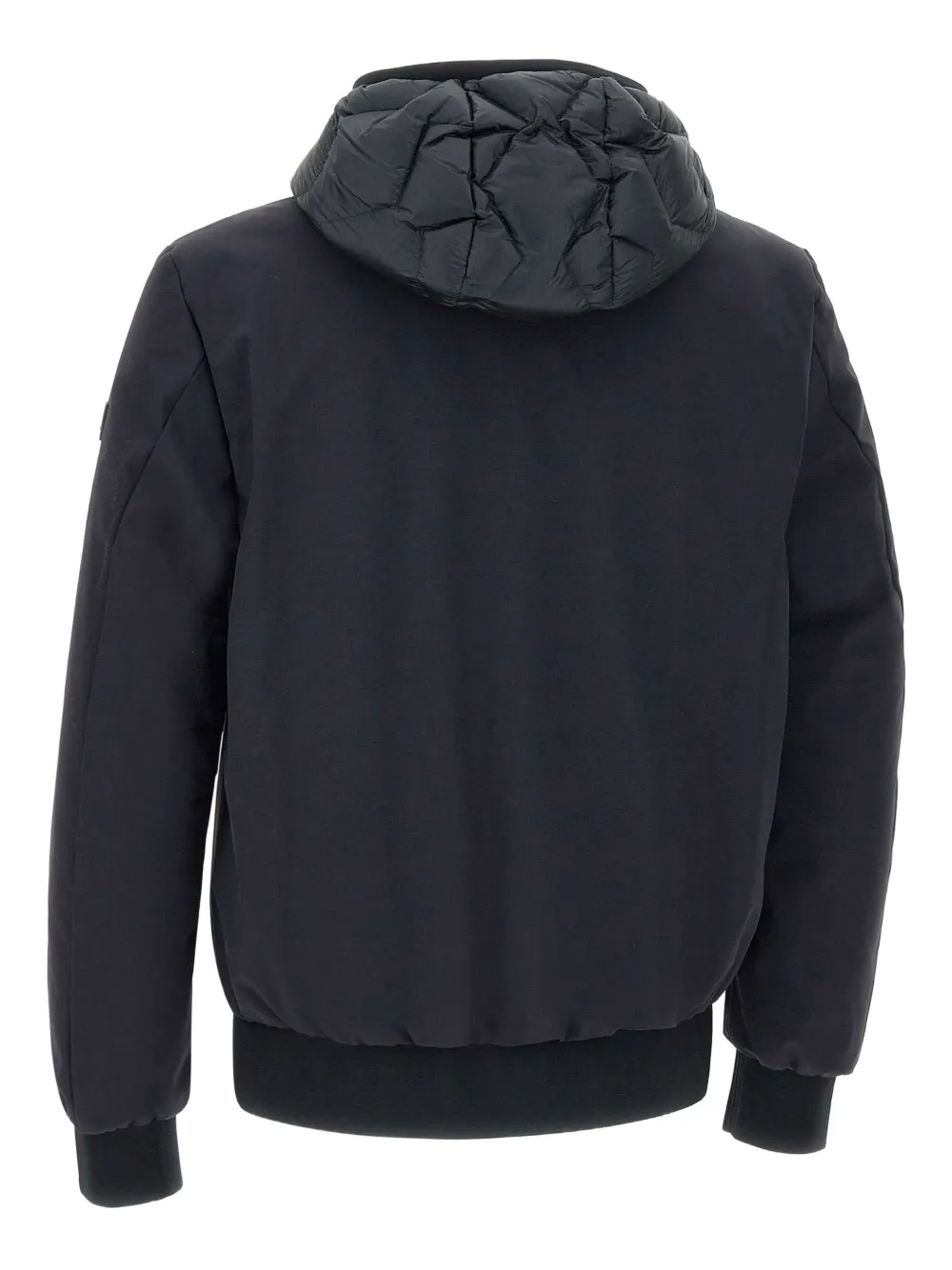 Peuterey quilted hooded jacket Blauw