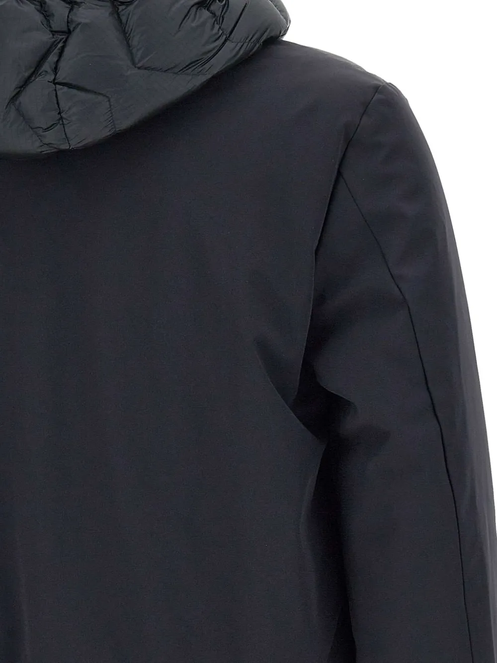 Peuterey quilted hooded jacket Blauw