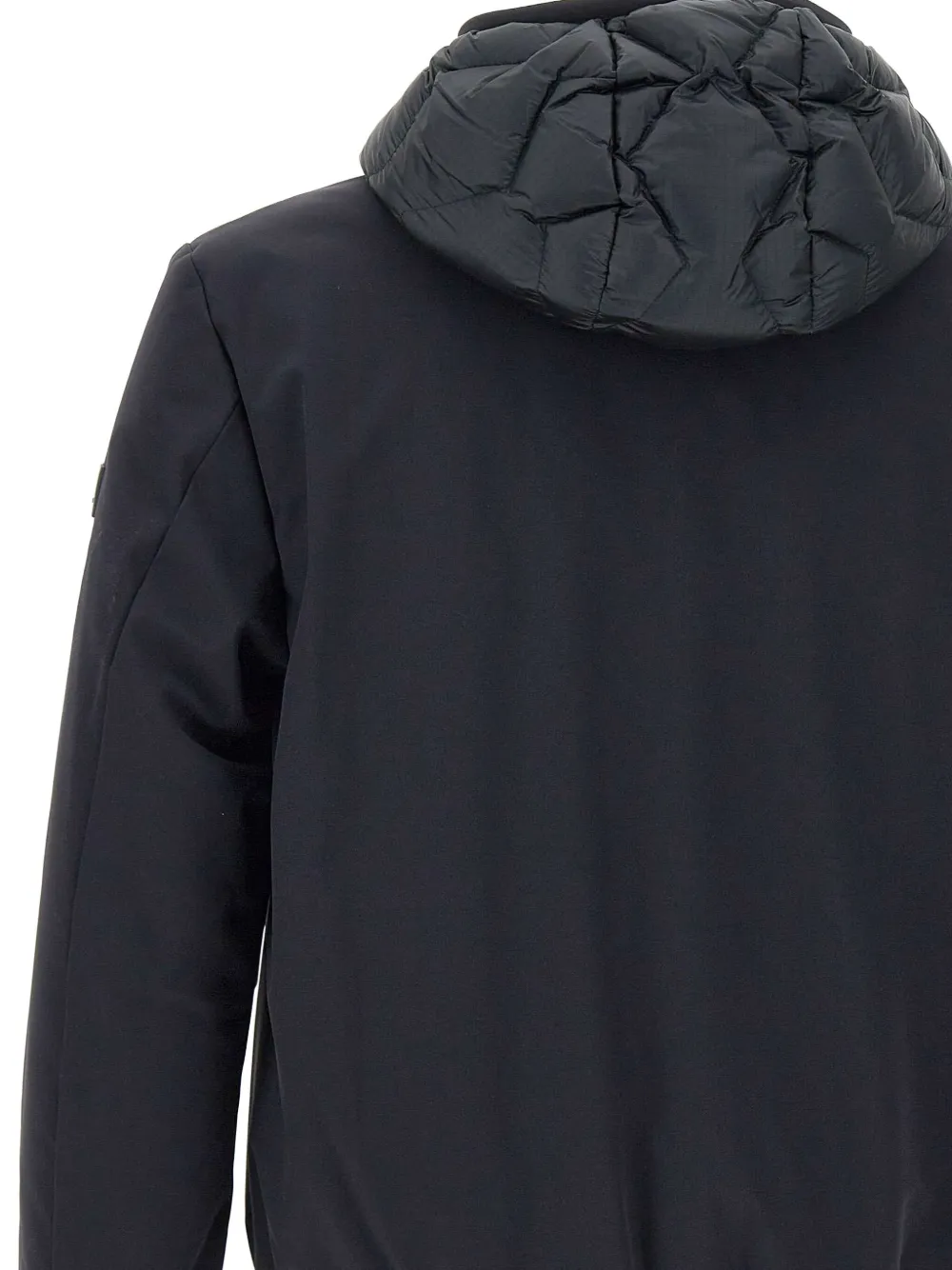 Peuterey quilted hooded jacket Blauw