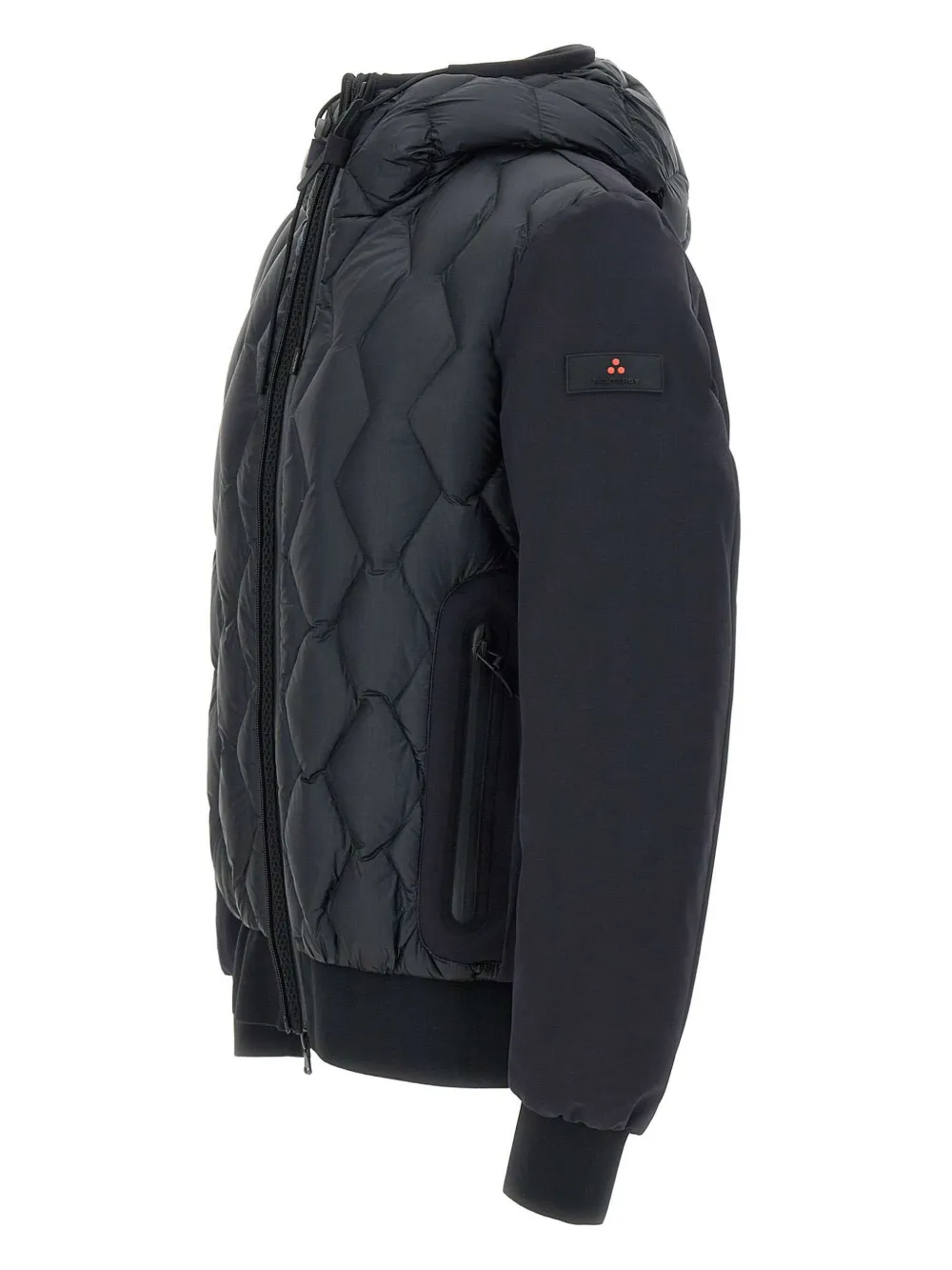 Peuterey quilted hooded jacket Blauw