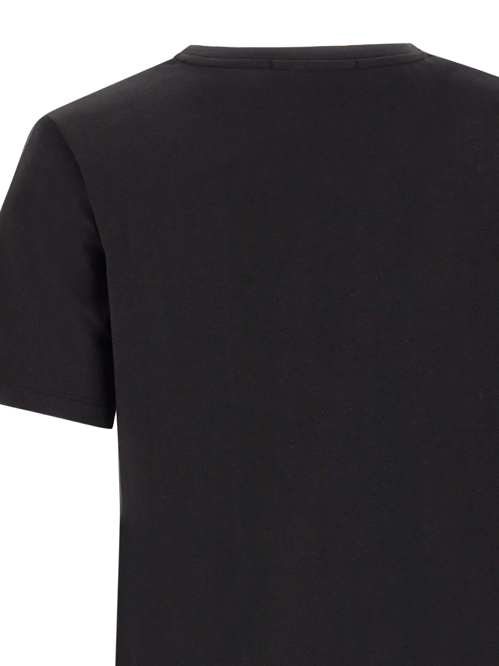 kaos T-shirt met ronde hals verfraaid met pailletten Zwart