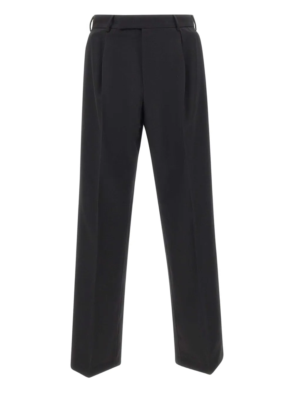 PT Torino single pleat wool trousers - ブラック PT Torino single pleat wool trousers - ブラック