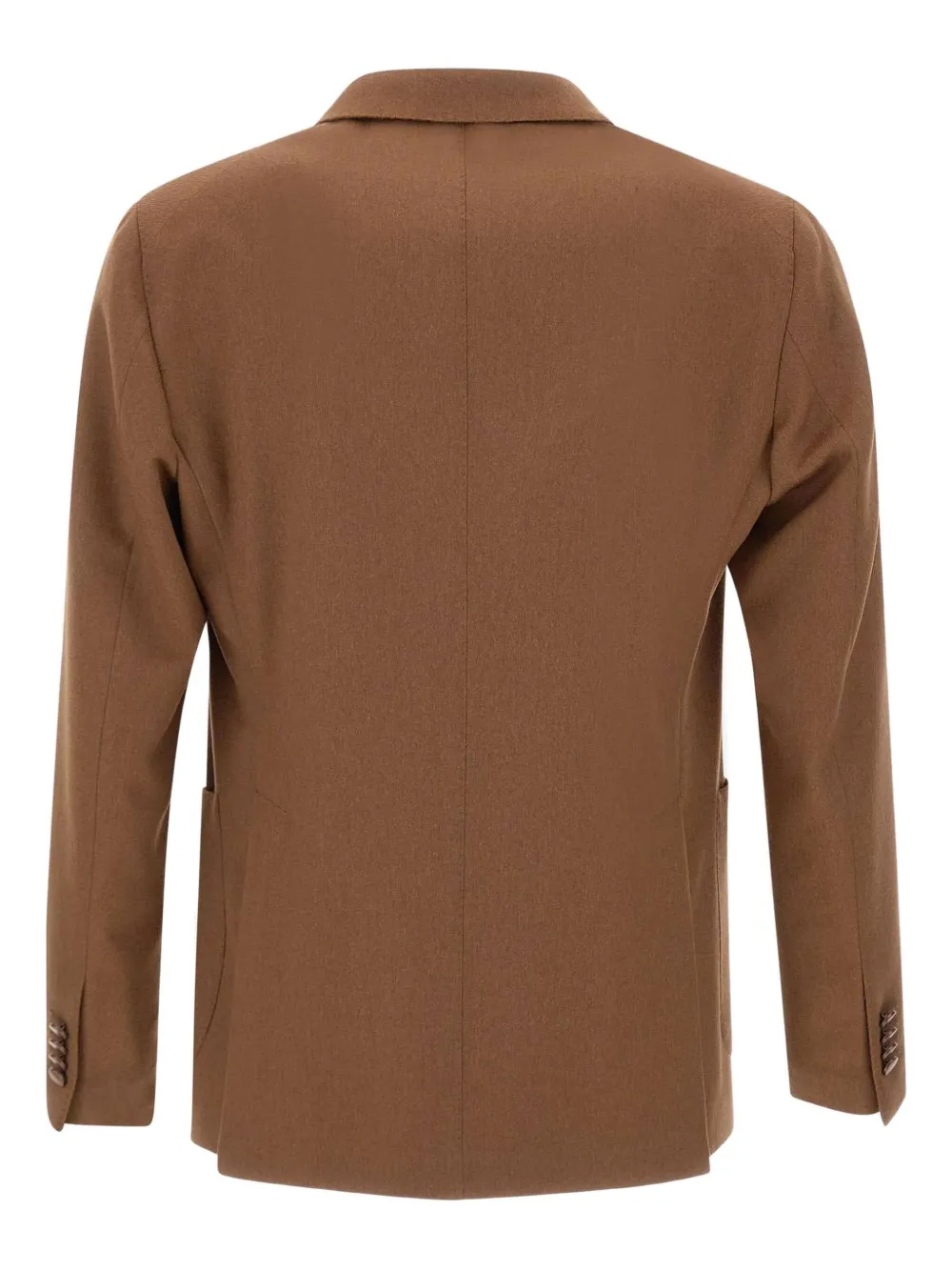 Tagliatore Double-breasted Patch-pocket Jacket In Brown
