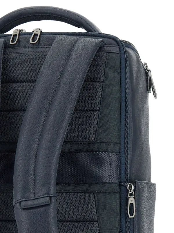 PIQUADRO レザーリュック Piquadro Laptop Leather Backpack | MV Agusta Official Apparel Store