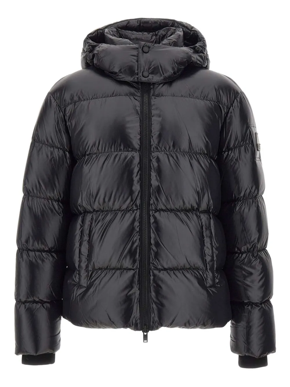Moose Knuckles removable-hood puffer jacket - ブラック Moose Knuckles removable-hood puffer jacket - ブラック