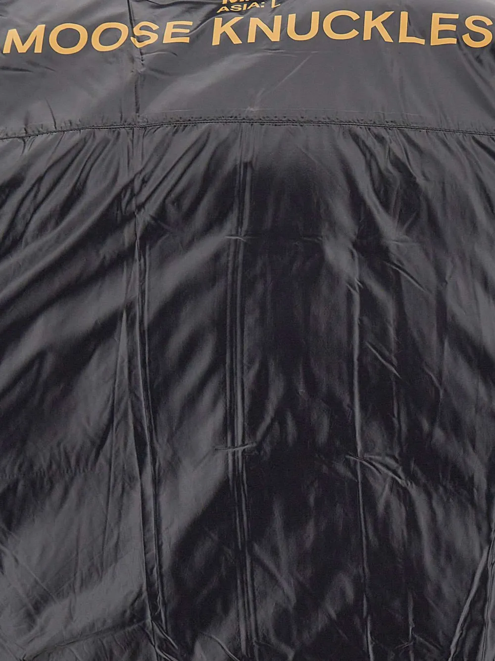 Moose Knuckles removable-hood puffer jacket Zwart