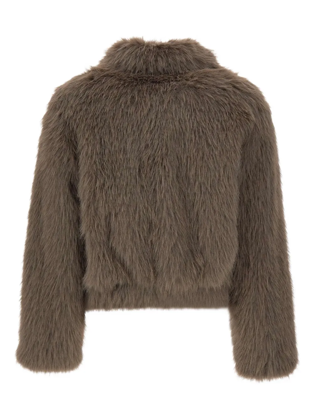 Kaos Pointed-collar Jacket In Brown