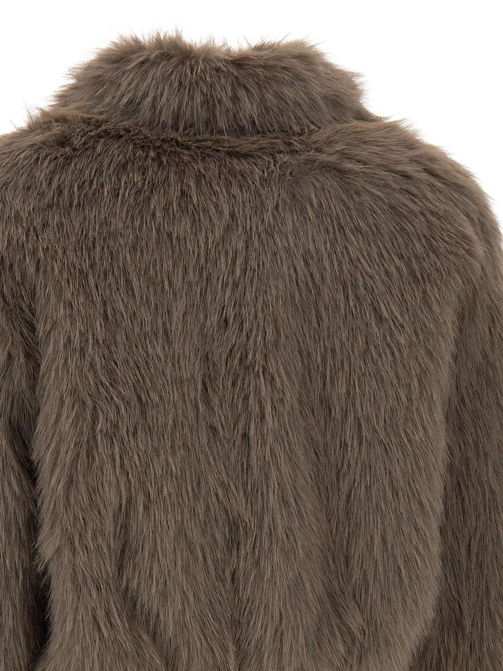 Kaos Pointed-collar Jacket In Brown