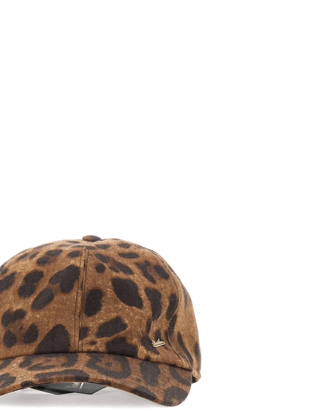 Borsalino leopard-print baseball cap Bruin