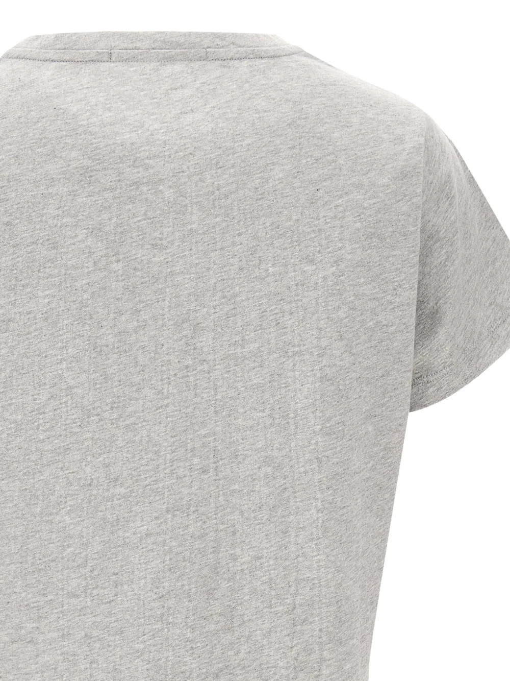 kaos T-shirt met afneembaar halskettingdetail Grijs