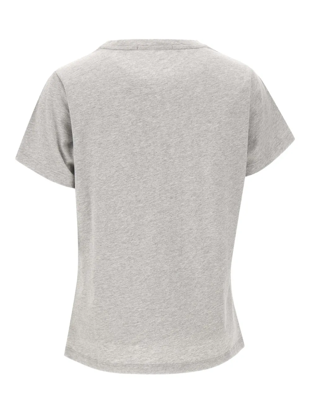 kaos T-shirt met afneembaar halskettingdetail Grijs