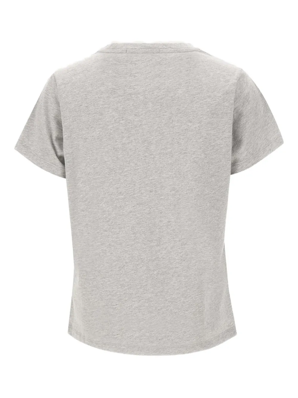 kaos T-shirt met afneembaar halskettingdetail Grijs