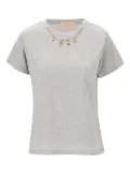 kaos removable-necklace-detail T-shirt - Grey
