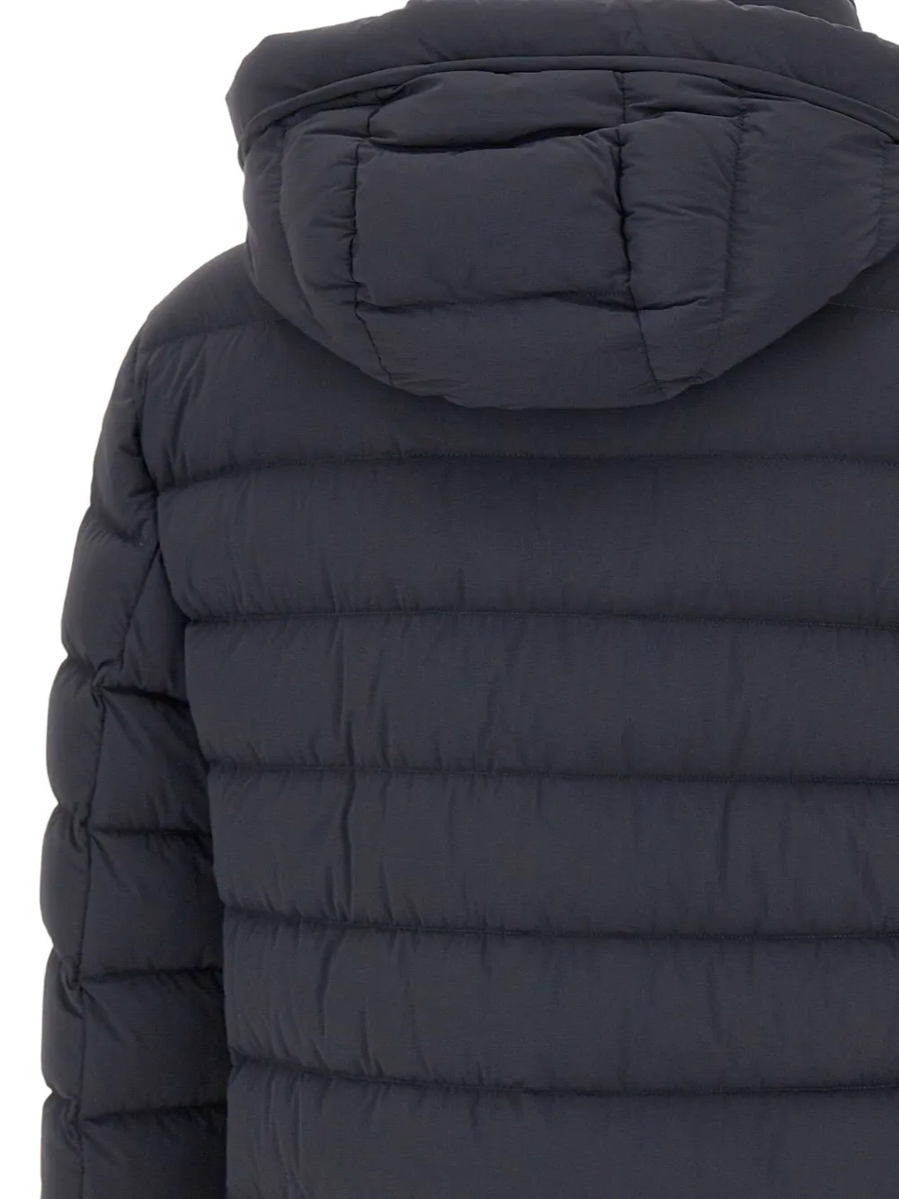 Peuterey Drawstring-hood Quilted Jacket In Blue