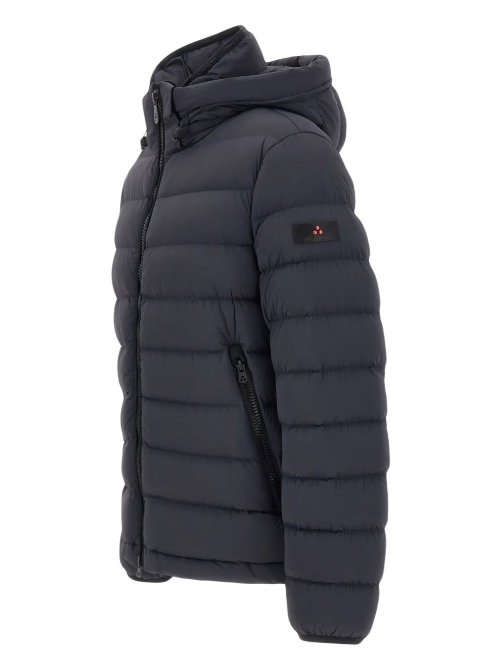 Peuterey Drawstring-hood Quilted Jacket In Blue