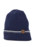 Eleventy ribbed cashmere beanie - Blue