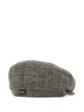 Borsalino houndstooth wool beret - Black