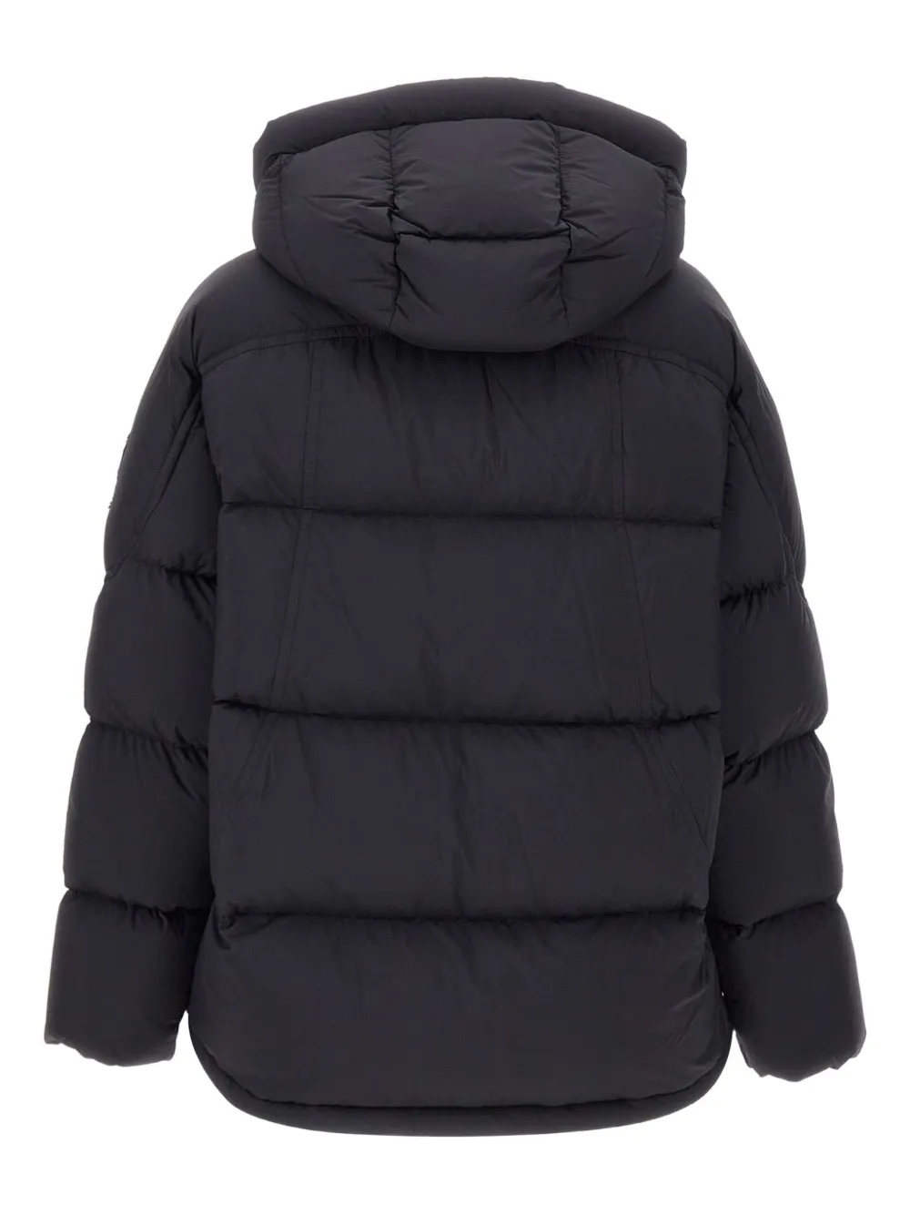Moose Knuckles Removable-hood Puffer Jacket In Black