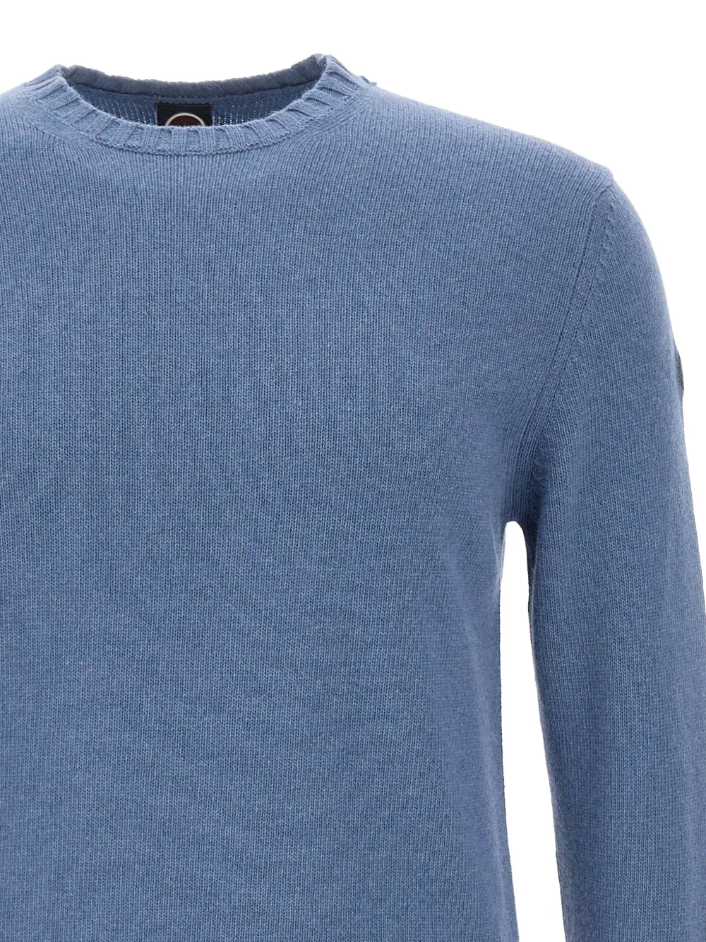 Colmar logo-patch crew-neck sweater Blauw