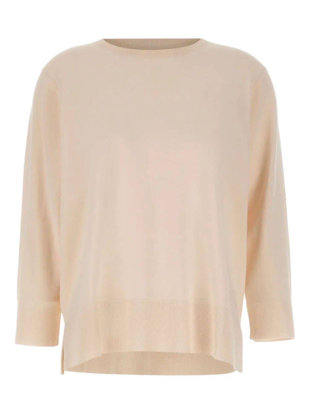 ELENA MIRO` ribbed-hem sweater | White | Image 1