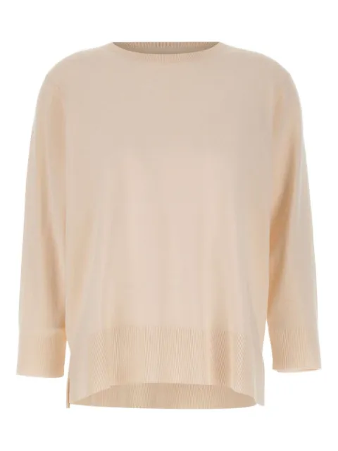 ELENA MIRO` ribbed-hem sweater