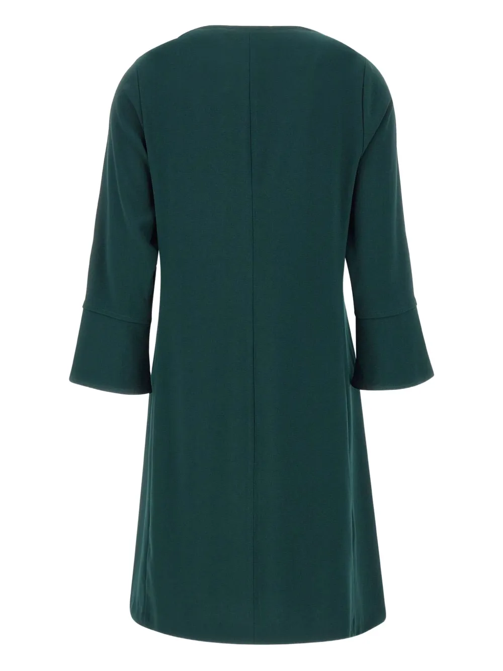 ELENA MIRO` Midi-jurk met klokmouwen - Groen